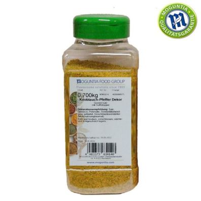 Moguntia Knoblauchpfeffer 700g Dekor - Gewürzsalz mit Saftstopper