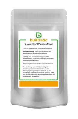 L-Lysin HCL 100% reines Pulver 10 kg