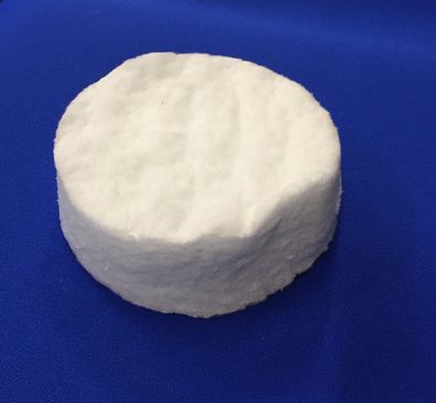 Bioethanol Schwamm Keramik Schwamm rund D=8,6x1,2cm Biolöslich für Bioethanol Kamin