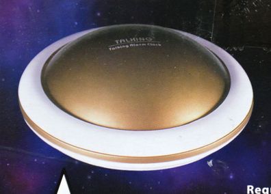 UFO Wecker mit Beleuchtung, mit Snooze-Funktion