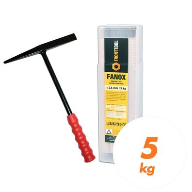 Fronttool Fanox Montage- und Fallnahtelektrode 5kg inkl. Schlackenhammer