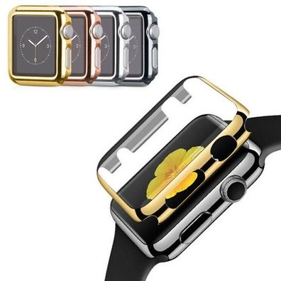 Schutzhülle Hülle Cover Case Apple Watch iWatch 38 / 42 / 40 / 44 mm Schutzglas