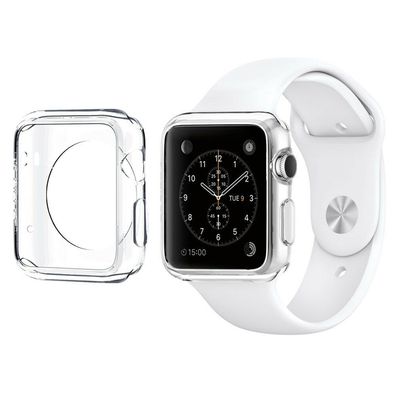TPU Schutzhülle Hülle Cover Apple Watch iWatch 38 / 42 mm 40 / 44 mm transparent
