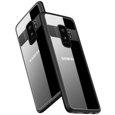 Schutzhülle Hülle für Samsung Galaxy S6 S7 S8 S9 A3 A5 A6 J3 J5 J6 J7 J8 Schwarz