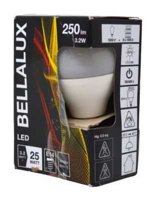 Bellalux LED ST Clas P Lampe, Sockel: E14, Warm White, 2700 K, 3, 20 W Glühbirne