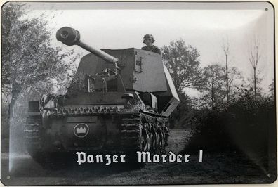 Blechschild 30 X 20 cm Panzer Marder I
