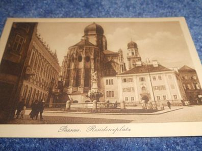 4339 / Ansichtskarte - Passau Residenzplatz