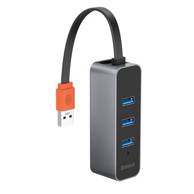 Baseus 3x USB 3.2 Gen 1 HUB / externer Netzwerkadapter Netzwerkkarte USB 3.2 Gen ...