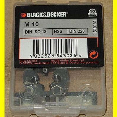 Gewindeschneideisen - Black & Decker M10