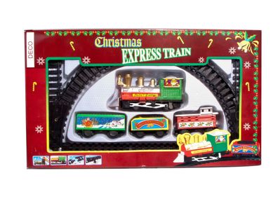 Weihnachtszug Deko Eisenbahn - Christmas Express Train - Zug Spielzeug