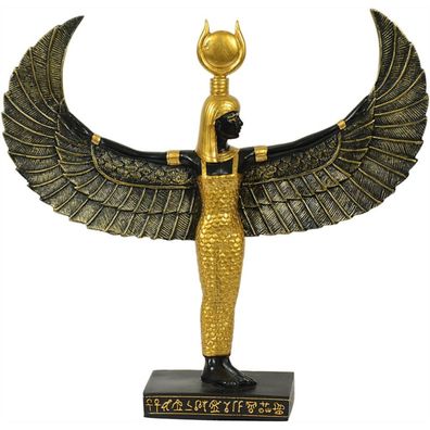 Ägyptische Isis stehend ca. 23cm hoch Handbemalt Dekogegenstand MC90059