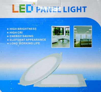 3W LED Deckeneinbauleuchten 6500K Kaltweiß Ultra Slim Panel Lampe Leuchte EK: A