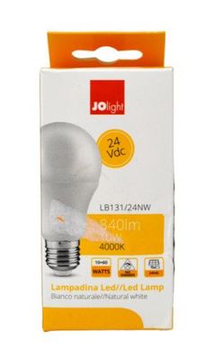 LED Lampe E27-10W-24Vdc 4000K 840 Lm 10W [EK: A] Leuchte Leuchtmittel