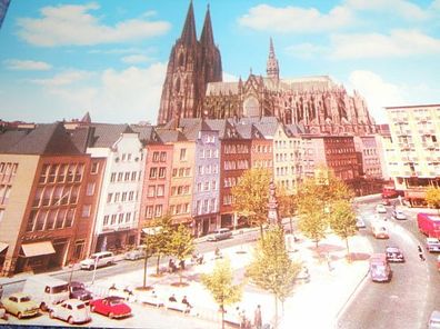 4357 / Ansichtskarte - Köln am Rhein - Alter Markt und Dom