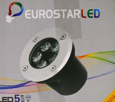 eingebaute LED 5 W Einbauleuchte für außen IP65 Wasserdicht warmweiß 3000K