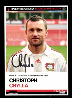 Christoph Chylla Autogrammkarte Bayer Leverkusen Original Signiert