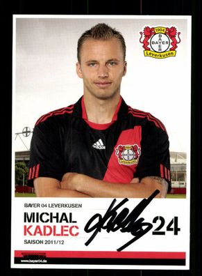 Michael Kadlec Autogrammkarte Bayer Leverkusen 2011-12 1. Karte Original