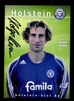 Holger Hasse Autogrammkarte Holstein Kiel 2006-07 Original Signiert