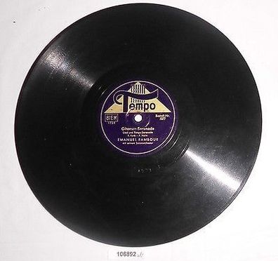 Schellackplatte "Gitarren-Serenade" + "Blond-Engelein" um 1930 (106892)