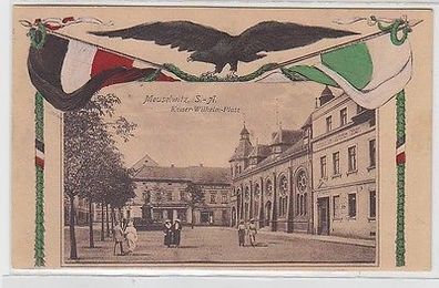 62848 Patriotika Ak Meuselwitz S.-A. Kaiser Wilhelm Platz 1915