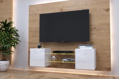 Amos E5 Möbel für Wohnzimmer Wohnwand Mediawand Wohnschrank RTV Schrank Lowboard