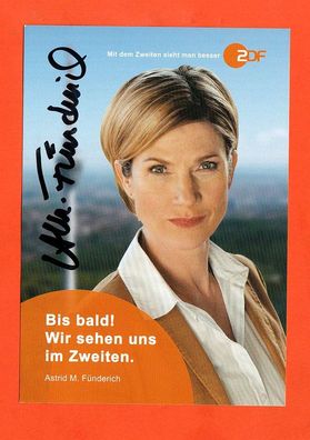 Astrid M. Fünderich (deutsche Schauspielerin- SOKO ) - persönlich signiert (3)