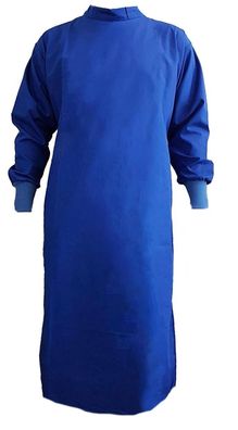 Wickelmantel Arztmantel GRAZ 100% Baumwolle Krankenhausbekleidung blau
