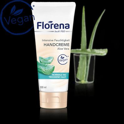 Florena Handcreme mit Aloe Vera 3 x 100 ml