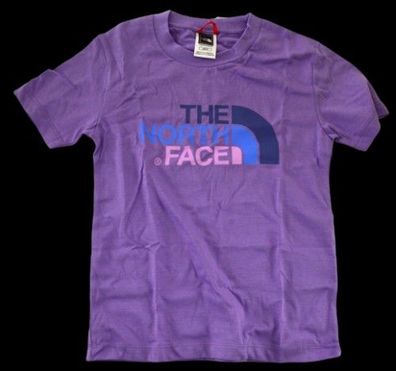 The North Face S/ S EASY TEE T-SHIRT, KINDER XS dunkelviolett (Paisley Purple)