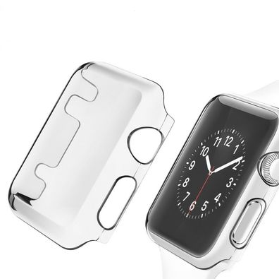 Schutzhülle Hülle Cover Case Apple Watch iWatch 38 / 42 / 40 / 44 mm transparent