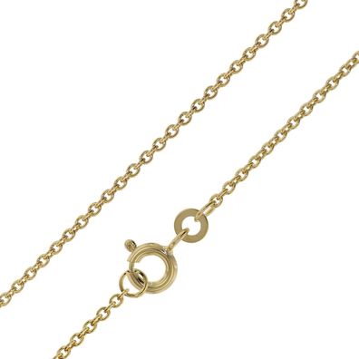 trendor Schmuck Halskette für Damen und Herren Gold 333 Ankermuster 1,5 mm 72047
