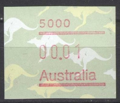 Australien Automatenmarke Mi 4 (0,01) PLZ 5000) postfr # 554