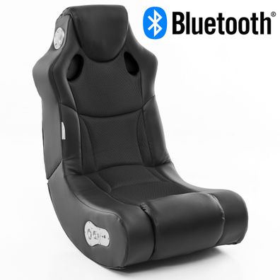 Soundchair Wohnling Gaming Chair Musik Rocker Soundsessel Bluetooth Schwarz