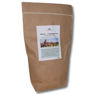 Meteor Kräuterzusatz Pferdeweide Ansaatmischung 1 kg für Weiden und Wiesen