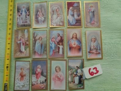 ältere Miniatur Votivbild Andachtsbilder Heiligenbilder FSN Peka ua Schutzengel Jesus