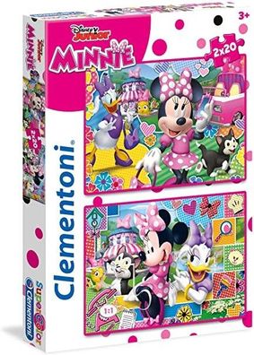 Disney Junior Minnie Kinder Puzzle Clementoni 2 x 20 Teile NEU