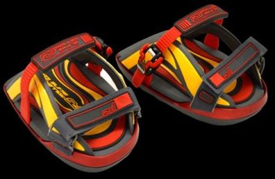 RS1 Pocket Roller Rollschuhaufsätze für Schuhe rot Gris/ Rouge/ Jaune 38,5-42