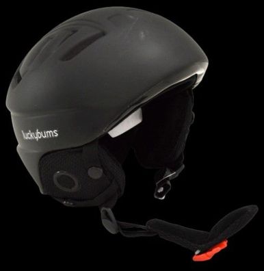 Lucky Bums Kid ´s Alpine Serie Helm, schwarz, 50-52 cm Skihelm Snowboardhelm