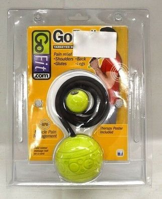 GoFit Goball Massagegerät - Grün, 20,32 x 6,98 x 25,4 cm Massageball
