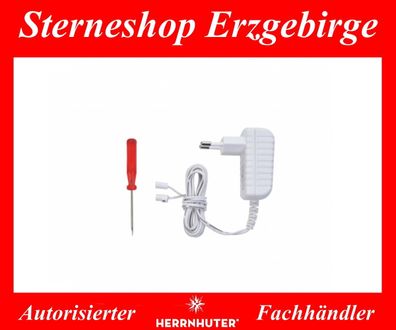 Netzgerät für Herrnhuter Stern Ministern A1e oder A1b Kunststoffstern 13 cm 300 mA w