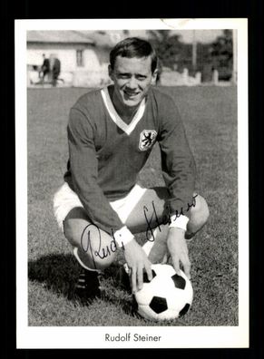 Rudi Steiner Autogrammkarte TSV 1860 München Original Signiert