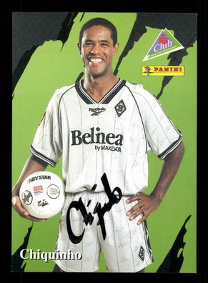Chiquinho Autogrammkarte Borussia Mönchengladbach 1997-98 Original