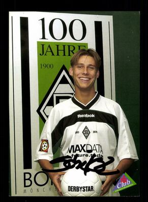 Benjamin Schüssler Autogrammkarte Borussia Mönchengladbach 2000-01 Original