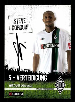 Steve Gohouri Autogrammkarte Borussia Mönchengladbach 2008-09 Original