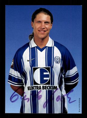 Guido Spork Autogrammkarte SV Meppen 1996-97 Original Signiert