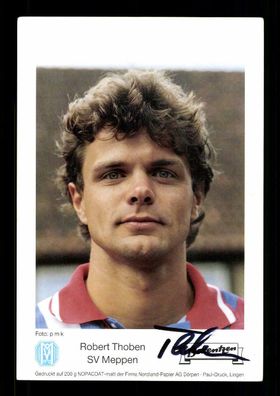 Robert Thoben Autogrammkarte SV Meppen 1992-93 Original Signiert ## BC G 30284