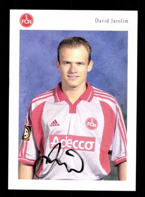 David Jarolim Autogrammkarte 1 FC Nürnberg 2000-01 2. Karte Original