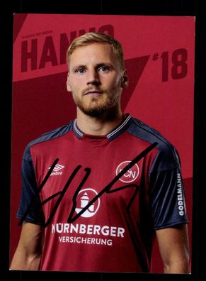 Hanno Behrens Autogrammkarte 1 FC Nürnberg 2017-18 Original Signiert