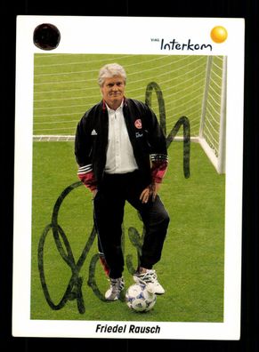 Friedel Rausch Autogrammkarte 1 FC Nürnberg 1999-00 Original Signiert
