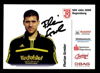 Florian Ermler Autogrammkarte Jahn Regensburg 2000-01 Original Signiert